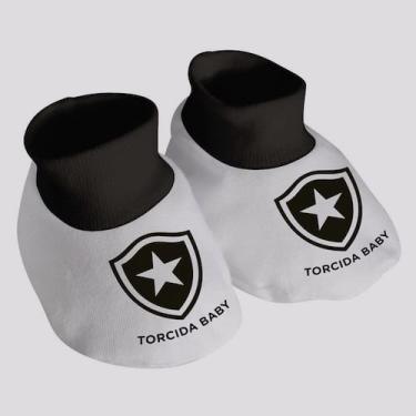 Imagem de Pantufa Botafogo Malha Branca - Torcida Baby, Único