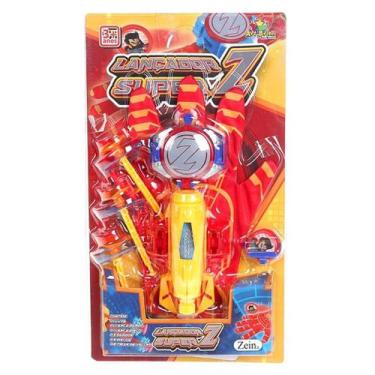 Imagem de Luva Lançador Dardos Ventosa Dispara Super Herói Brinquedo - Art Brink