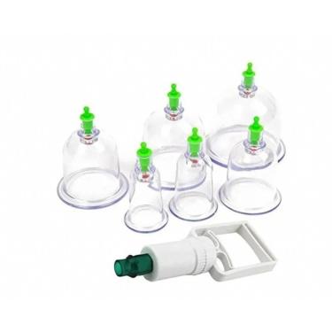 Imagem de Conjunto de ventosas para massagem corporal para celulite na China, 6 xícaras