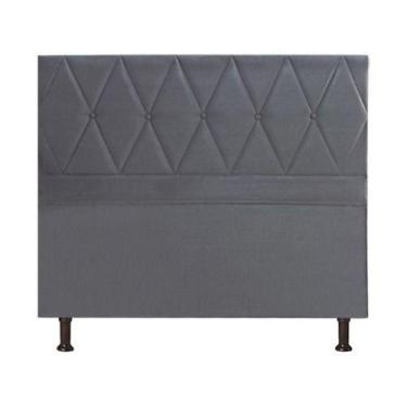 Imagem de Cabeceira Cama Box Solteiro Js Heloisa Grafite - JS TOOLS