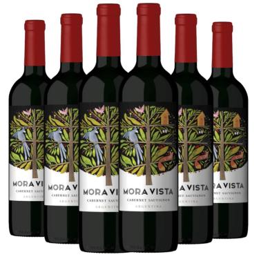 Imagem de Kit 6 Garrafas Mora Vista Cabernet Sauvignon