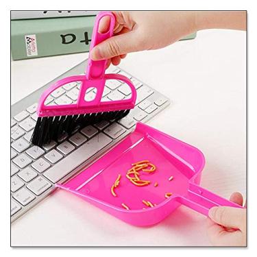 Imagem de Conjunto de mini pá de lixo e escova, kit de limpeza de resíduos de animais de estimação, ferramenta de limpeza de gaiola de areia para animais de estimação pequenos, porquinhos-da-índia, ouriços