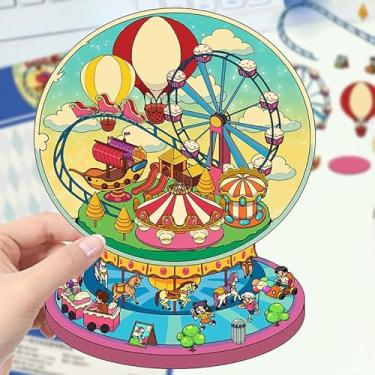 Imagem de Adesivo_Decalque 37 Cute 3D Miniatura Cena Adesivos DIY Cenas Adesivos para Adultos Casa Quente Supermercado Museu Café Zoológico Hotel Restaurante Terapia Adesivo Alívio Stress Passar o Tempo - 8923