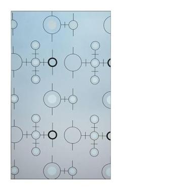 Imagem de Película Adesiva Estática para Janela 2Mx60cm Decorativa, Privacidade, Fácil Aplicar(2,6282)