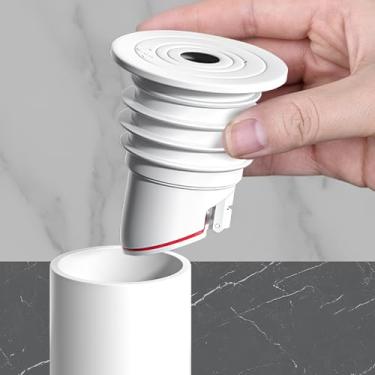 Imagem de Plugue universal de vedação de drenagem de silicone para pias de cozinha e banheiro, lavatórios e tubos de máquina de lavar – antiodor, antirefluxo