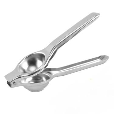 Imagem de Espremedor de Limão em Aço Inox Resistente e FáCil de Usar Espremedor de Laranja Manual(1un)