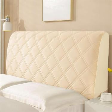 Imagem de Capas De Cabeceira Elásticas, Capa Protetora à Prova De Poeira Capa De Cabeceira Para Cama Queen King Tamanho Completo Decoração De Quarto Marfim, Champagne, 47.2 in