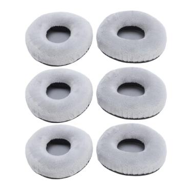 Imagem de Goshyda Substituição de Almofadas de Ouvido de 65mm para ATH FC700 FC707, para SJ11 SJ1, 200AV, PC151, DJ1200 DJ1210, DR-bt101, SHL9600 Fones de Ouvido (Preta)