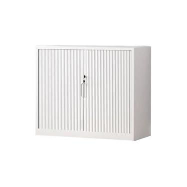 Imagem de Armário de Arquivos Armário de arquivo, porta deslizante, armário aço, dados, escritório, estante, varanda, pequeno armazenamento(Branco)