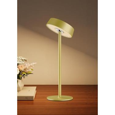 Imagem de Lâmpada sem fio, à prova d'água ao ar livre, controle de toque regulável, 3 temperaturas de cor, portátil operado por bateria, RGB, função de memória LED, lâmpada de mesa recarregável, luminária de
