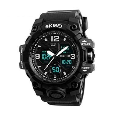 Imagem de Relógio Masculino Skmei AnaDigi 1155 - Preto e Branco