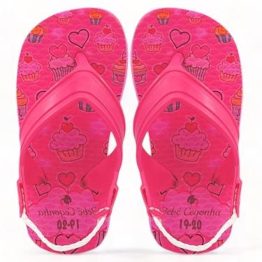 Imagem de Chinelo Infantil Bebe Crianca Feminina Bebe Cegonha-Feminino