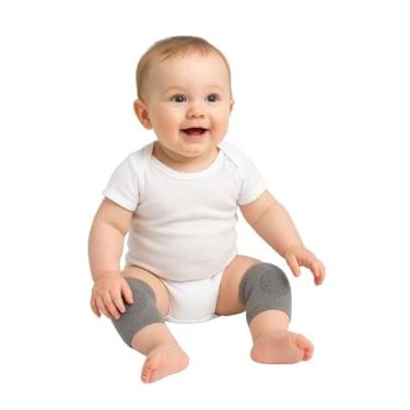 Imagem de Protetores de Joelho Antiderrapantes Premium para Bebês - Conforto e Segurança na Hora de Engatinhar (Rosa, Unico)