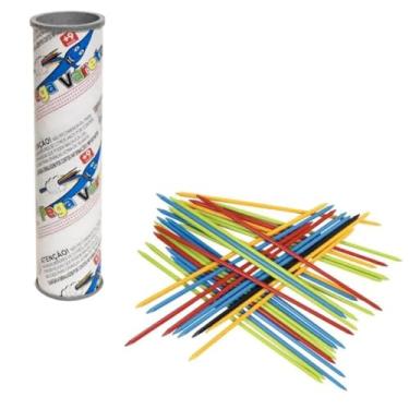 Imagem de Jogo Pega Vareta Educativo – Brinquedo Clássico no Tubo com 21 Palitos Variação com Quantidade (50)