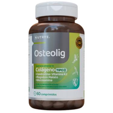 Imagem de Osteolig - Colágeno Tipo II + Condroitina + Glucosamina + K2 + Magnésio Malato - 60 Cápsulas