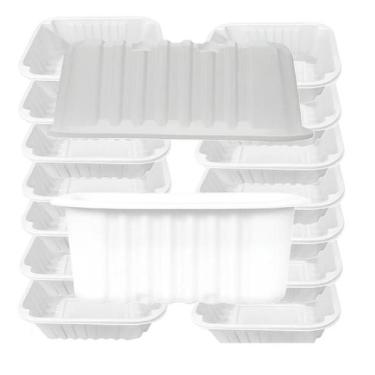 Imagem de Embalagem Bpa Free Freezer Microondas Marmitas 1400ML 25 Unidades - Br