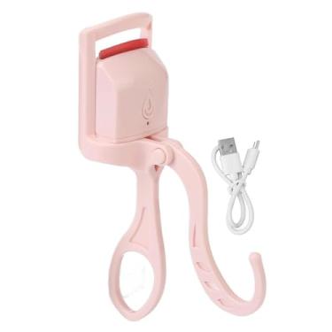 Imagem de Modelador de cílios aquecido elétrico recarregável de longa duração para cílios enrolados Ferramenta portátil para ondulação de cílios com controle de temperatura para rotinas de