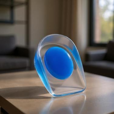 Imagem de Palmilha Fascite Plantar Silicone Gel 100kg Anti-Impacto - 2 Pares Unissex Universal