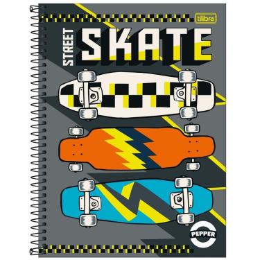 Imagem de Caderno Espiral Capa Dura Universitário Pepper Masculino 80 Folhas 1 Matéria Tilibra Estampa 13