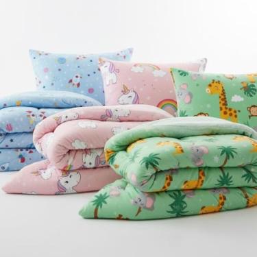 Imagem de Kit Edredom + Travesseiro Infantil | Estampa Sortida