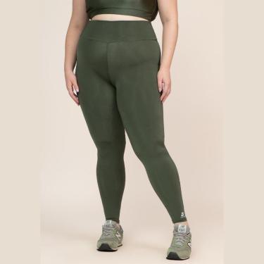 Imagem de Calça Legging Cirre Brilhante Trilobal Academia Liso-Feminino