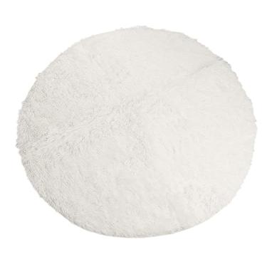 Imagem de Acouto Tapete Redondo de Pelúcia - Tapete Super Macio Com Fundo Antiderrapante para Sala de Estar e Quarto - Felpudo Moderno Conforto Perfeito e Decoração Aconchegante para Casa Fácil de Limpar e