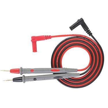 Imagem de LiebeWH Sondas de Agulha Multímetro Ponta Sonda Caneta Pt1006 20A Clipes de Cabo de Teste Plugue de Banana Flexível Com Cabos Elétricos Digitais Push-on, Kit de Silicone Conjunto de Piercing de Fio