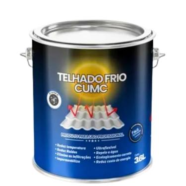 Imagem de Tinta Termica Telhado Frio Cumc 18l Galpão Resfria Cobertura