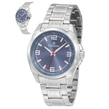 Imagem de Relógio Champion Masculino Ref: Ch30288c Casual Prateado