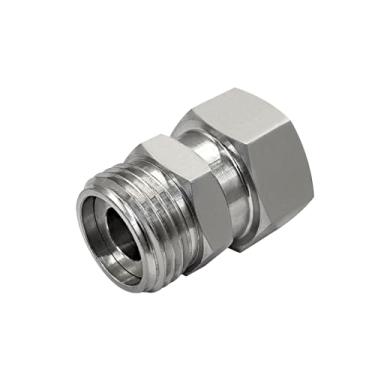 Imagem de Beduan Mangueira de jardim de aço inoxidável 304 giratória conector 360 graus 3/4 GHT macho para fêmea junta adaptadora anti-torção (pacote com 1)