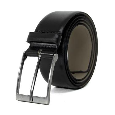 Imagem de Cinto Masculino Fasolo Couro Legítimo Liso Confortável Social Fivela, 