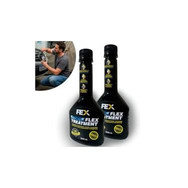 Imagem de FEX Shock Flex Treatment, Kit 2 Aditivo Limpa Injeção Combustível, 200ml, Reduz Poluição, Aumenta Autonomia, Biodegradável