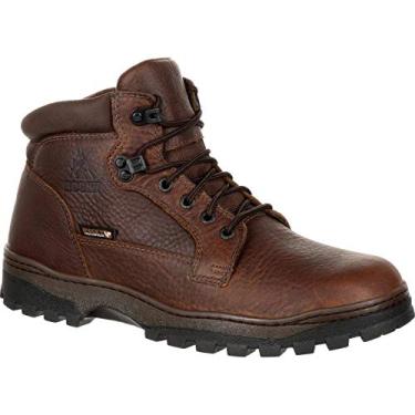 Imagem de Rocky Bota masculina Outback Plain Toe Gore-tex impermeável para caminhadas ao ar livre, Marrom, 11.5