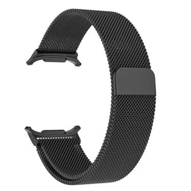 Imagem de KAPPDE Pulseira de aço inoxidável para Samsung Galaxy Watch Ultra de 47 mm de luxo de metal sem lacunas para Galaxy Watch 7 Ultra, Watch 7 Ultra, Ágata