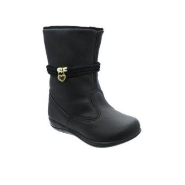 Imagem de Bota Infantil Feminina Tam 20 ao 34 - Bota Cano Curto Lulu™-Feminino