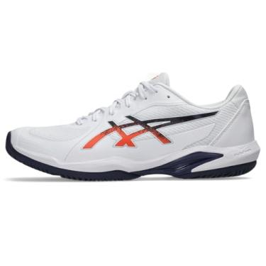 Imagem de ASICS Solution Swift Ff 2 Tênis masculino, Branco/Laranja Nova, 46