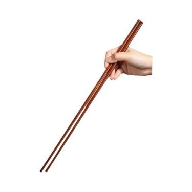 Imagem de Hashis De Madeira Longos 32cm 42cm Para Macarrão, Arroz E Fondue - NON