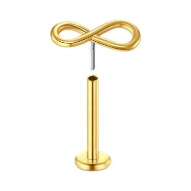 Imagem de Brincos De Piercing Femininos Modernos De Aço Inoxidável Com Estrela E