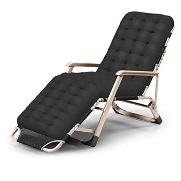 Imagem de ONDHGFBGB Cadeira de jardim espreguiçadeira dobrável e reclinável ajustável, com encosto de cabeça cadeira reclinável adequada para atividades ao ar livre, pátio, praia, piscina, pátio, etc