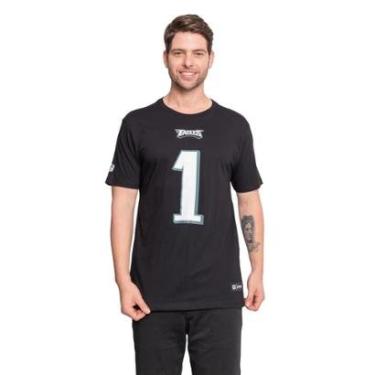 Imagem de Camiseta NFL Philadelphia Eagles Name Number Jalen Hurts Masculino-Masculino