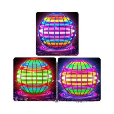 Imagem de Brinquedo Bola Voadora Luminosa Para Crianças, Bola Mágica Com Rotação