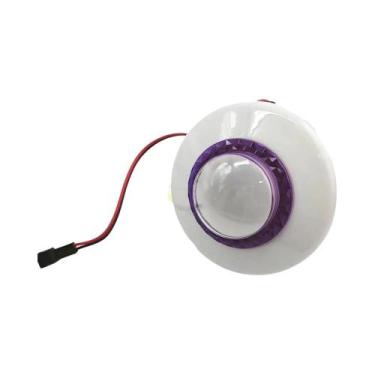 Imagem de Botões Iluminados Coloridos De 76mm 12V Para Pinball DIY Arcade Mini J