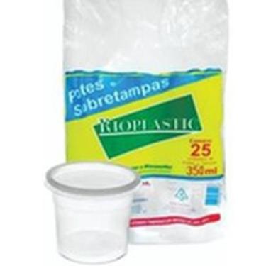 Imagem de 48 und Potes Descartáveis Redondos com Tampa Transparente 380ml freeze