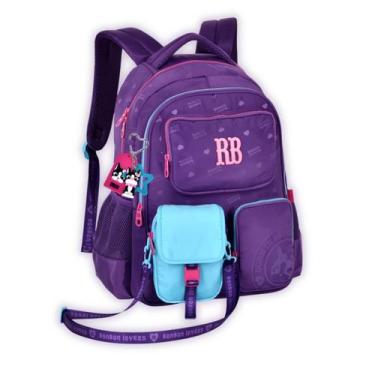 Imagem de Mochila De Costas Rebecca Bonbon 2 Em 1 Shoulder Bag Escolar, Roxo