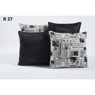 Imagem de Capas Jacquard para Almofada Kit 4 Peças 37 - Wellus Enxovais