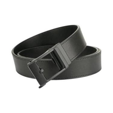 Imagem de Cinto Tático Masculino De Couro Genuíno Com Fivela Automática De Luxo,