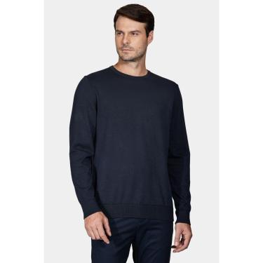 Imagem de Tricot Aramis Manga Longa Gola Careca Marinho-Masculino