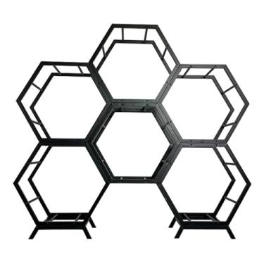 Imagem de Rack de exibição de aro de pneu de aço empilhável - Suporte organizador de vários pneus para garagem e oficina, solução de armazenamento de cubo de roda de carro, suportes de cubo duráveis e elegantes