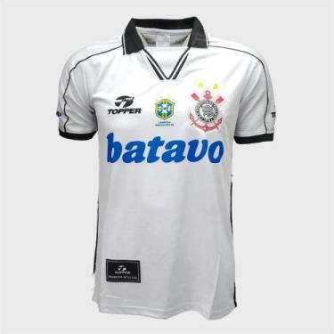 Imagem de Camisa do Corinthians Retrô 1999 Branca Edição Limitada - Outletlion, 