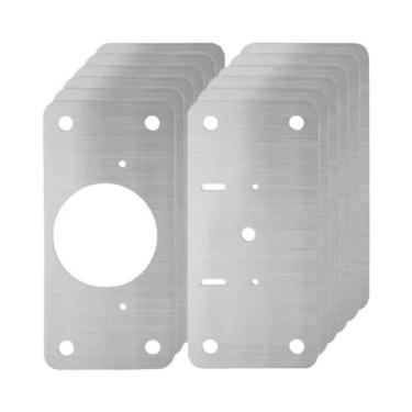 Imagem de Kit De Reparo Para Dobradiças De Portas De Armário Em Aço Inoxidável C